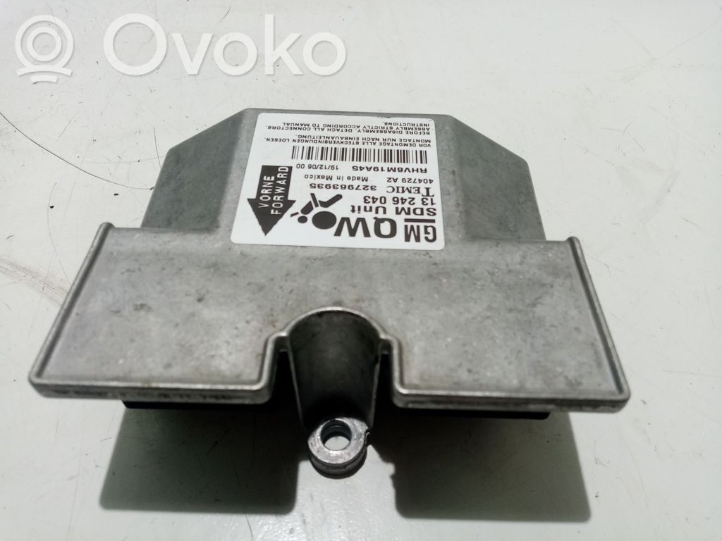Opel Astra G Unidad de control/módulo del Airbag 
