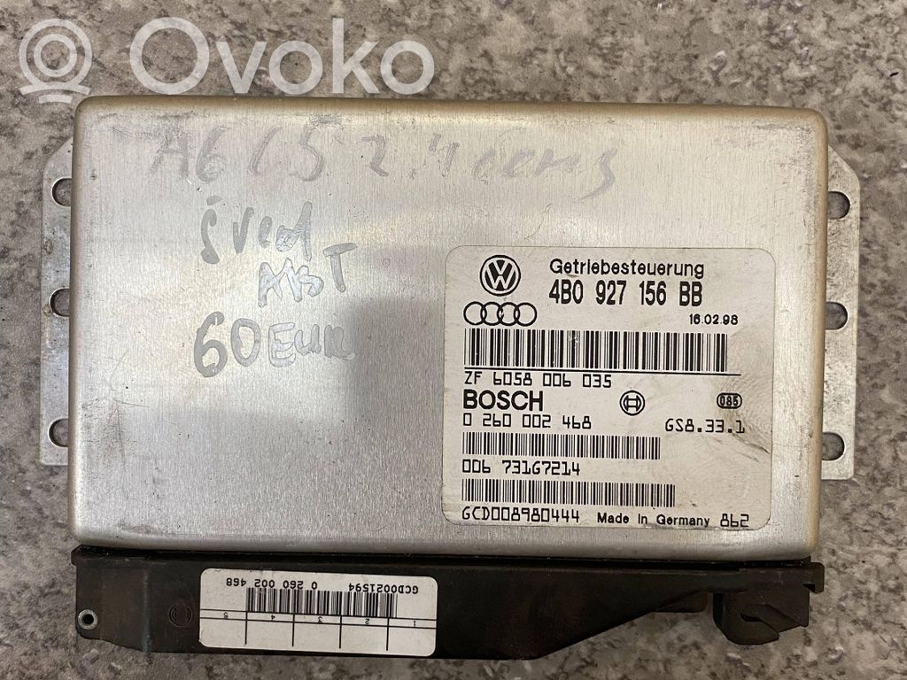 Audi A6 S6 C5 4B Gearbox control unit/module 