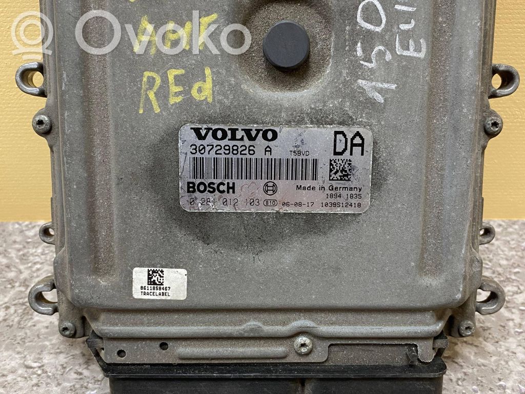 Engine control unit/module   30729826A,0281012701