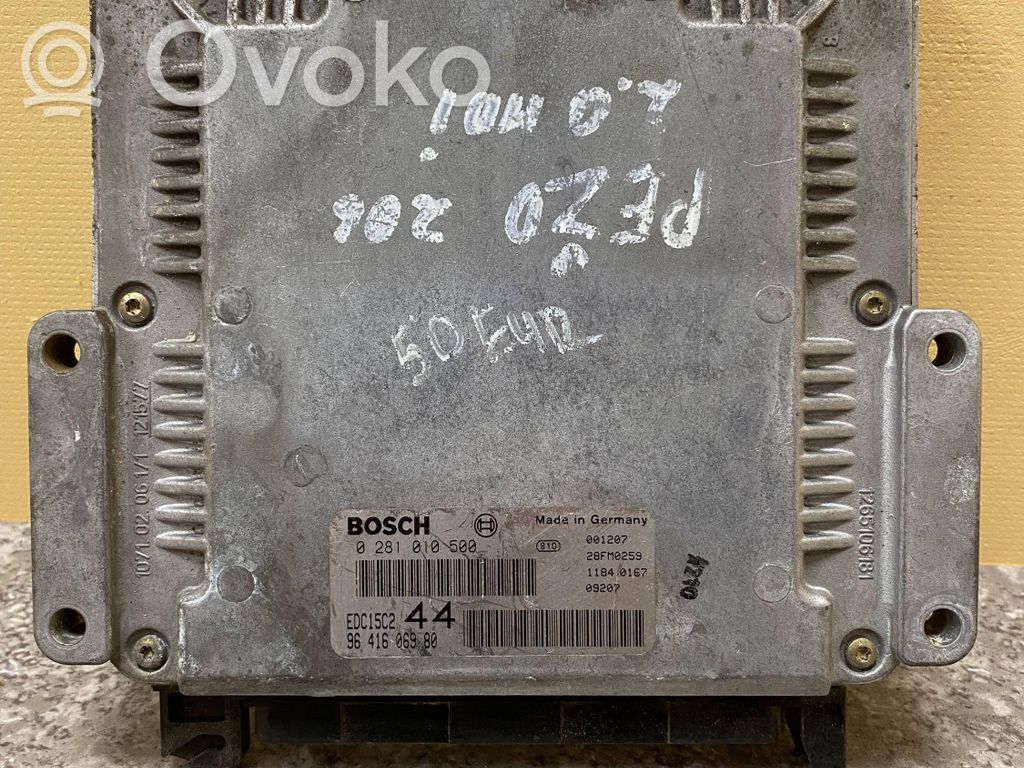 Peugeot 206 Engine control unit/module 
