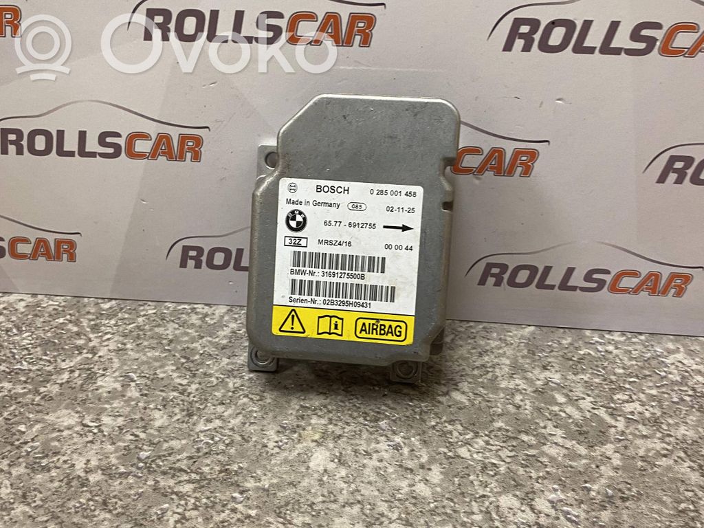Airbag control unit/module   0285001458,6912765,31691275500B