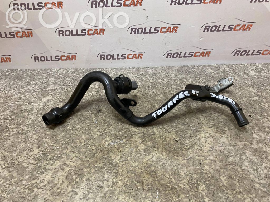 Volkswagen Touareg I Engine coolant pipe/hose 