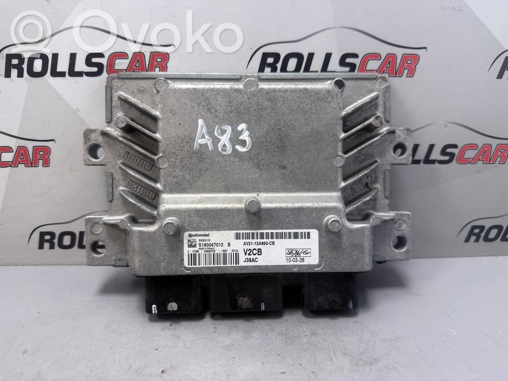 Engine control unit/module   AV2112A650CB,EMS2102,S180047012