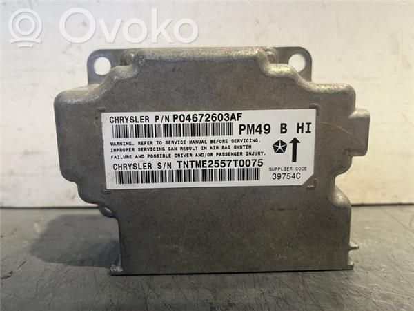 Dodge Caliber Module de contrôle airbag 