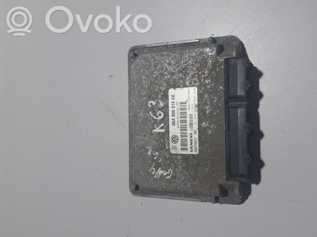 Engine control unit/module   06A906019AK,5WP4417