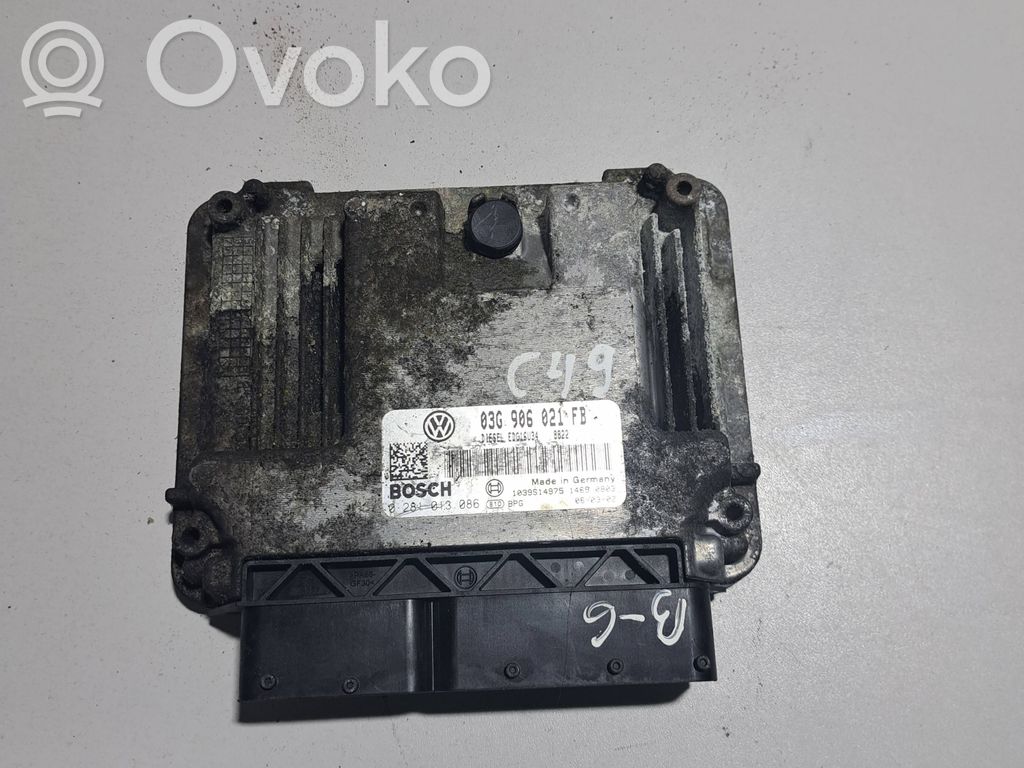 Engine control unit/module   03G906021FB,0281013086,1039S14975