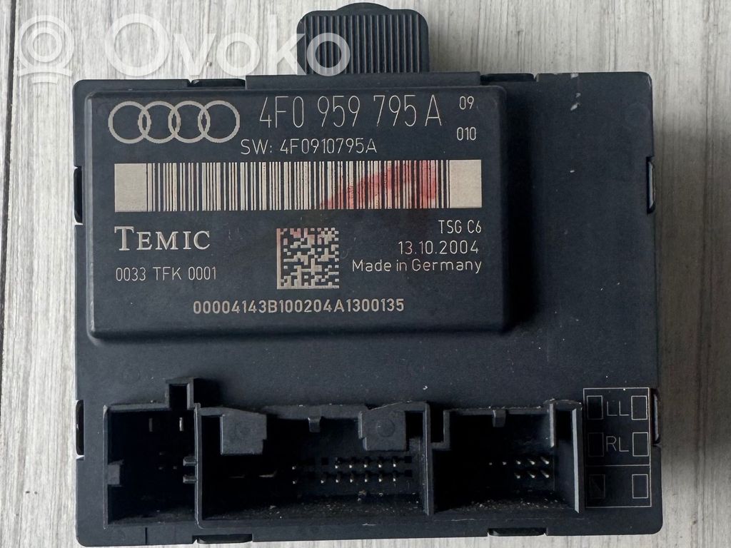 Door control unit/module   4F0959795A,13102004,4F0910795A