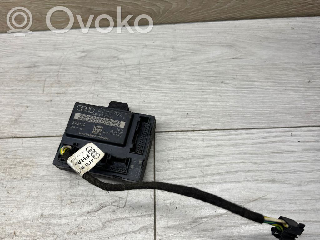 Unité de commande module de porte   4F0959792E,4F0910793E,02052007