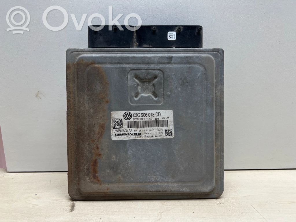 Engine control unit/module   03G906018CD,5WP45600AA