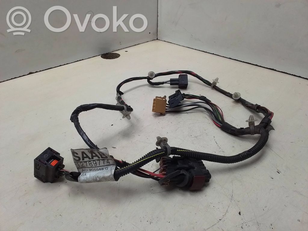 Saab 9-3 Ver2 Cableado de puerta trasera 