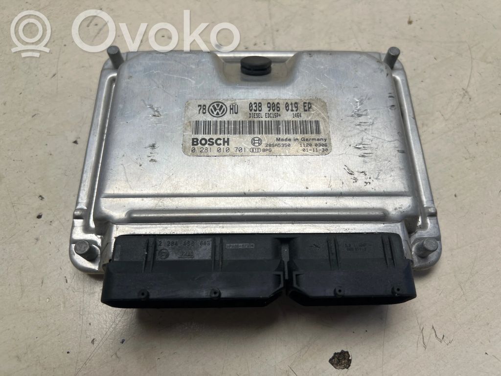 Engine control unit/module   038906019EP,28SA5350,0281010701