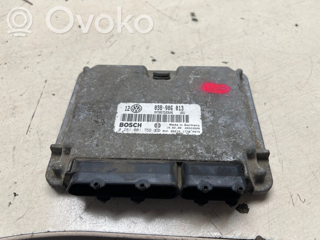 Engine control unit/module   038906013,28SA3600,0281001759