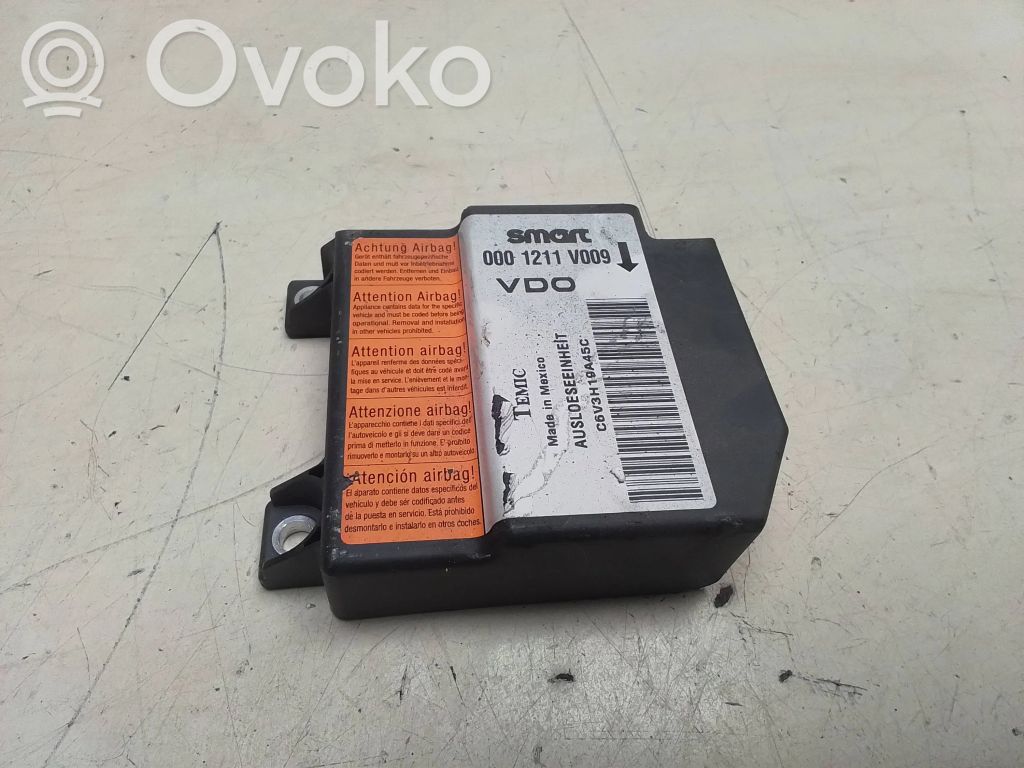Smart ForTwo I Airbag control unit/module 