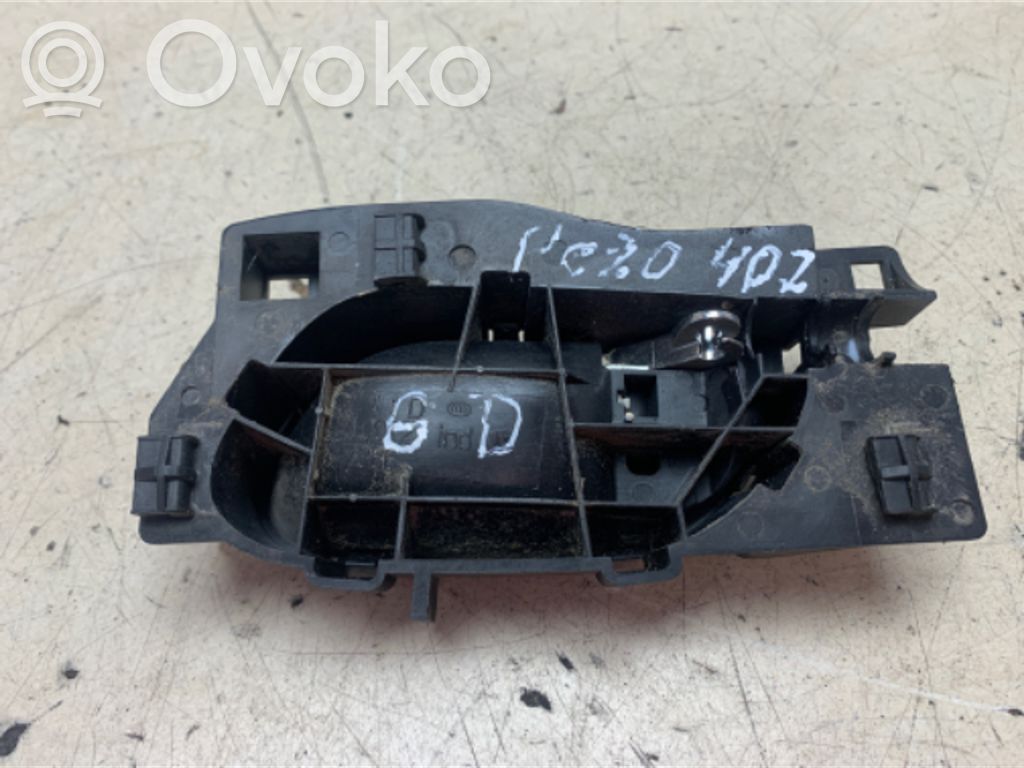 Peugeot 407 Rear door interior handle trim 