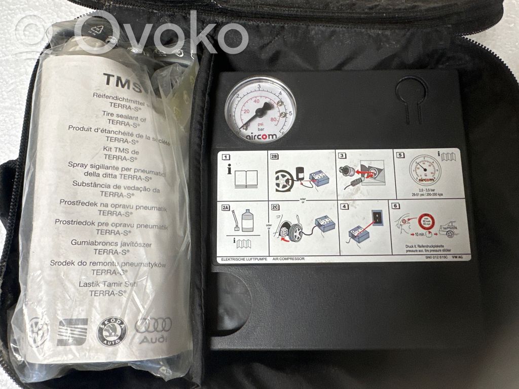 Skoda Roomster (5J) Tire air pump compressor 