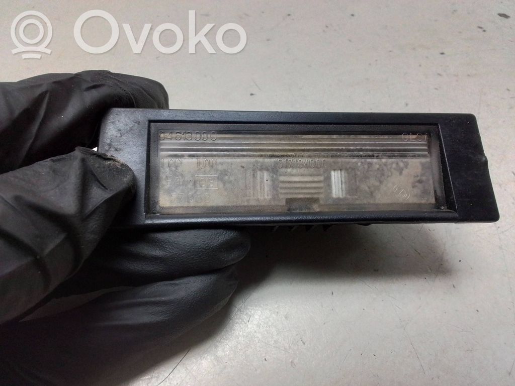 Alfa Romeo 159 Lampa oświetlenia tylnej tablicy rejestracyjnej 
