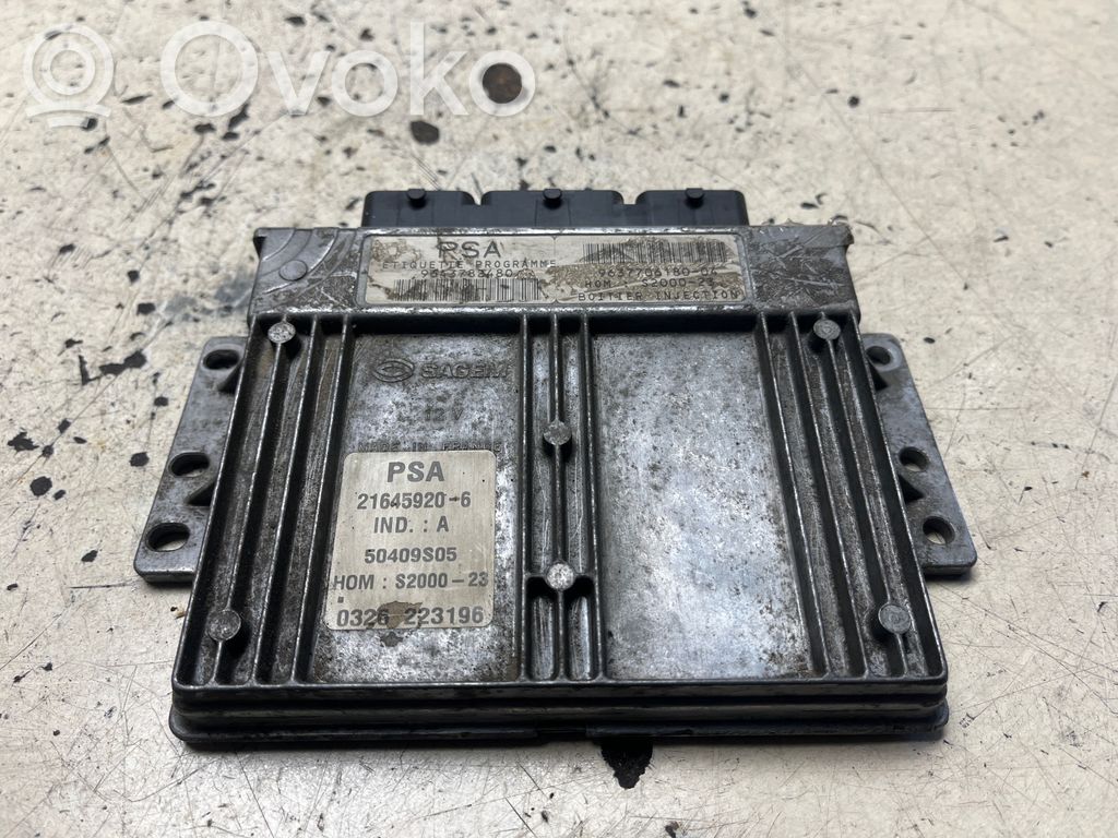 Citroen Xsara Picasso Engine control unit/module 