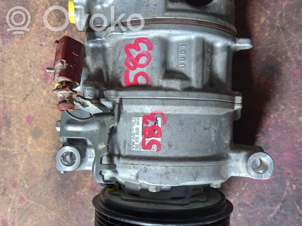 Volkswagen Touran II Compressore aria condizionata (A/C) (pompa) 