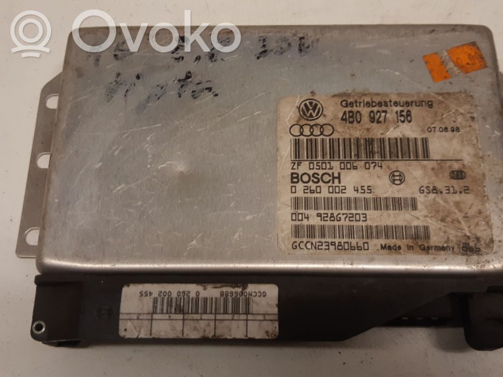 Audi A6 S6 C5 4B Gearbox control unit/module 