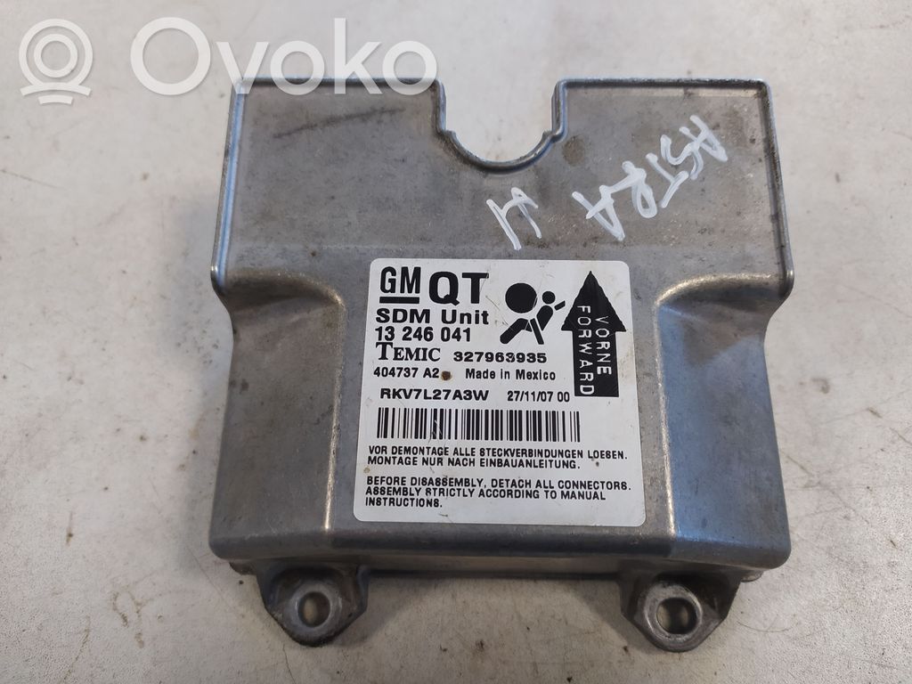 Opel Astra H Airbag control unit/module 