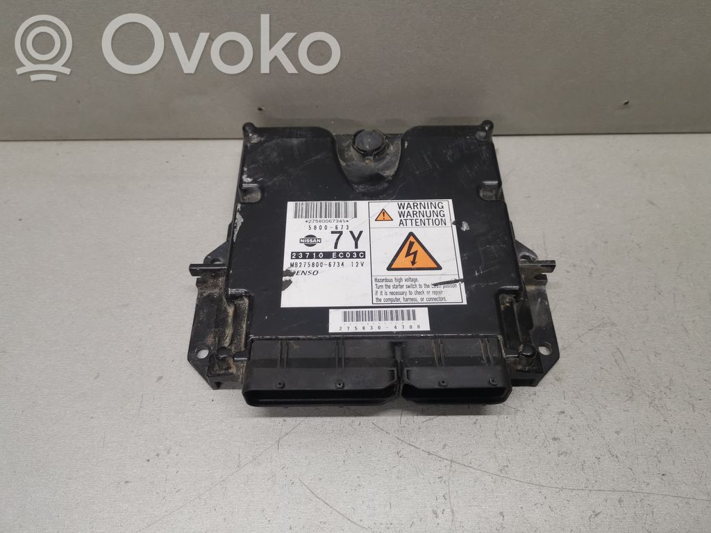Nissan Navara D40 Engine control unit/module 