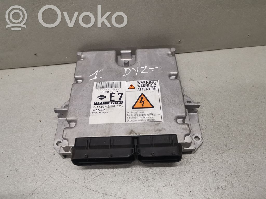 Engine control unit/module   23710AW40A,2758002198