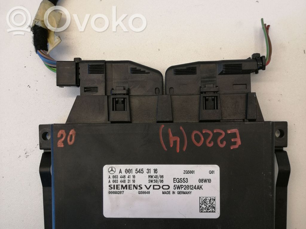 Mercedes-Benz E W211 Gearbox control unit/module 