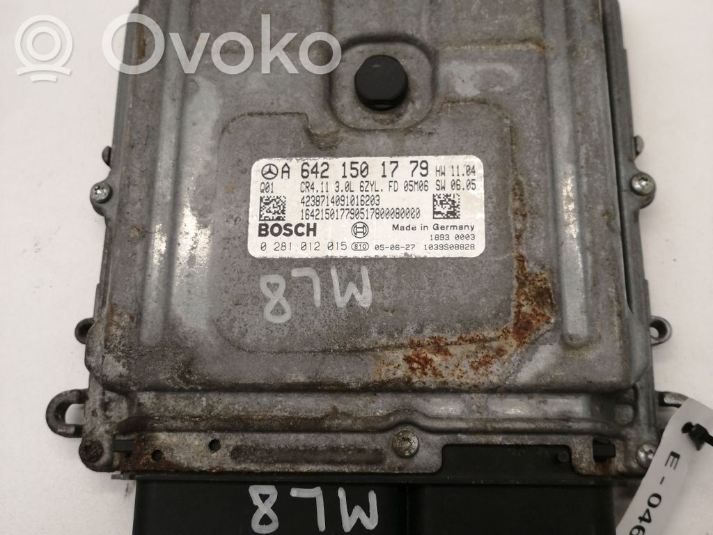 Mercedes-Benz ML W164 Engine control unit/module 
