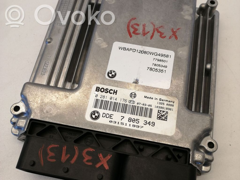 BMW X3 E83 Engine control unit/module 