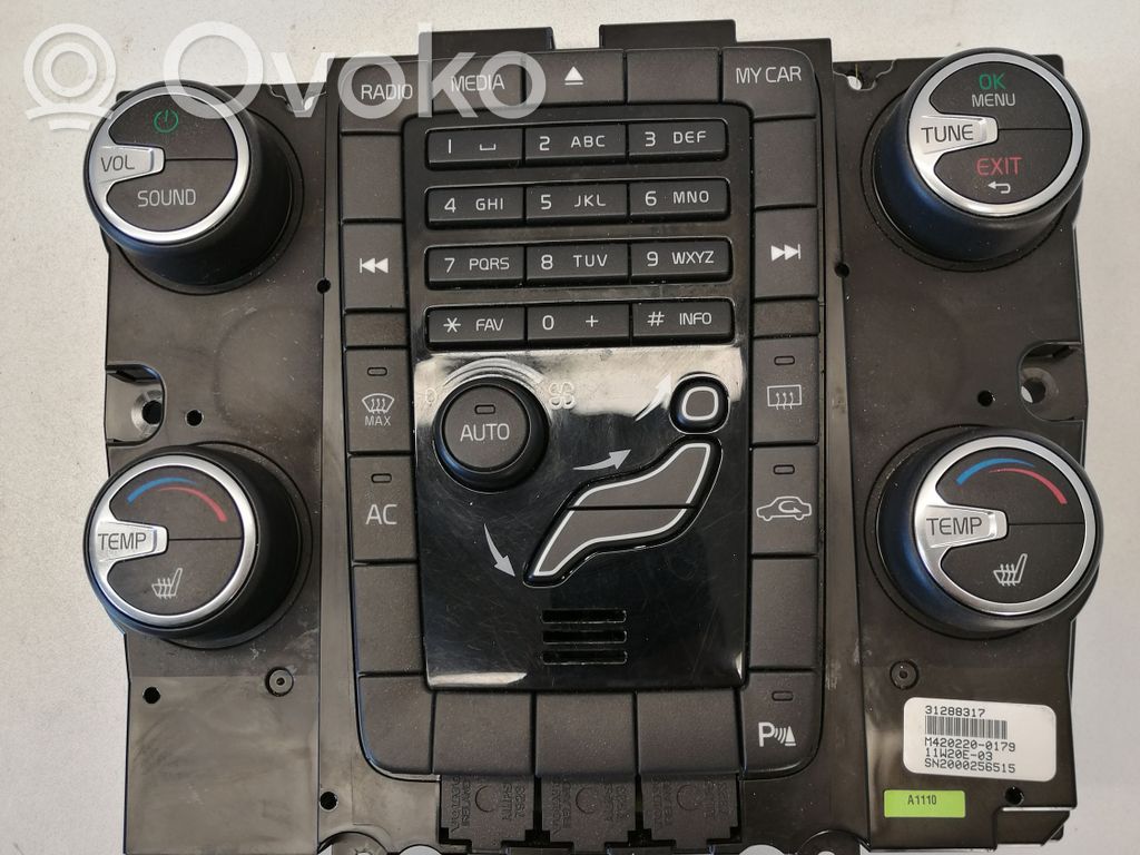 Volvo V60 Climate control unit 
