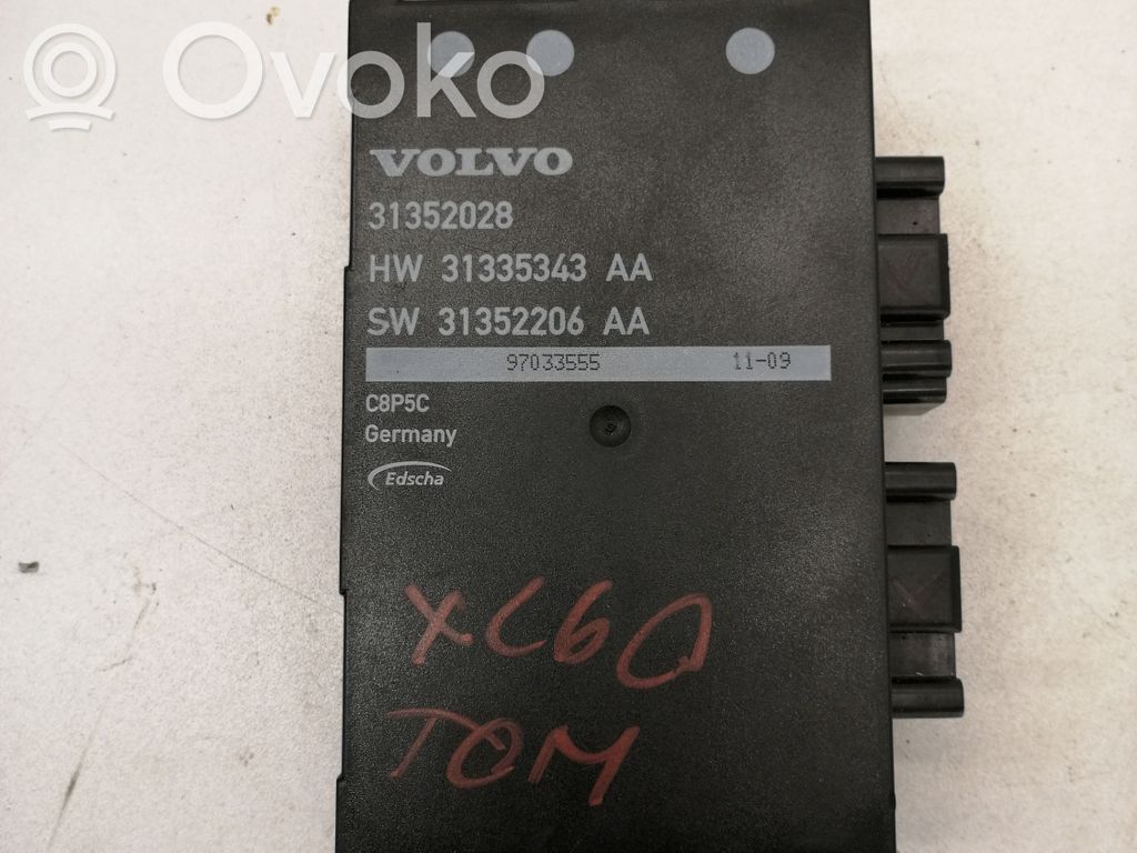 Volvo XC60 Tailgate/trunk control unit/module 