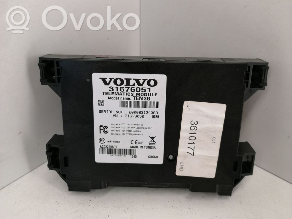 Volvo XC60 Phone control unit/module 