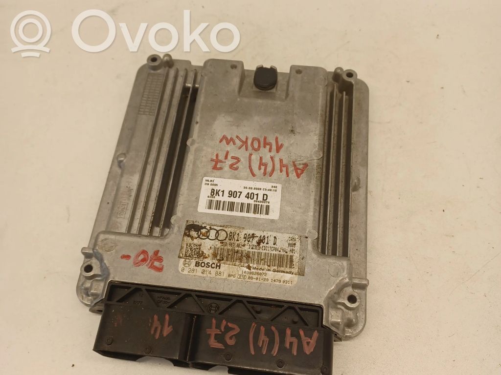 Audi A4 S4 B8 8K Engine control unit/module 