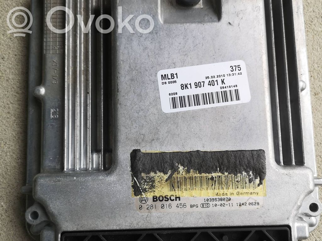 Engine control unit/module   8K1907401K,08416148