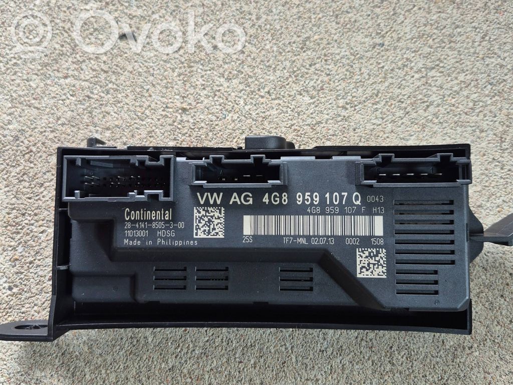 Audi A7 S7 4G Unidad de control/módulo del maletero/compartimiento de carga 