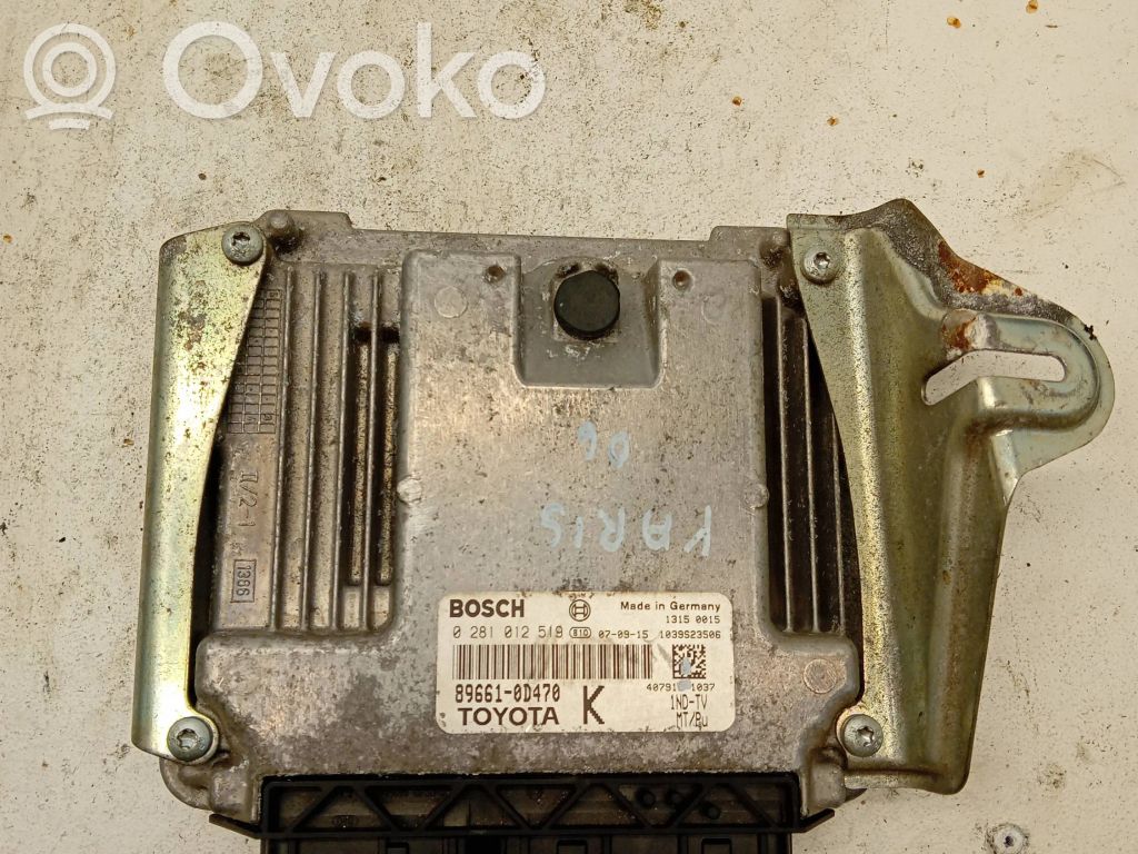 Toyota Yaris Engine control unit/module 