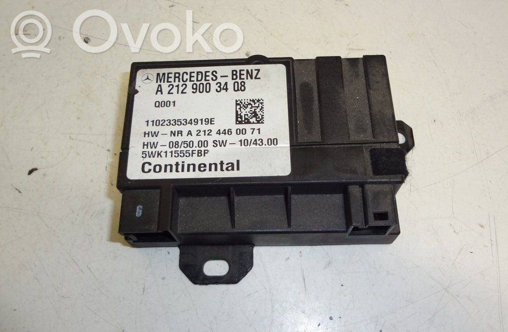 Fuel injection pump control unit/module   A2129003408