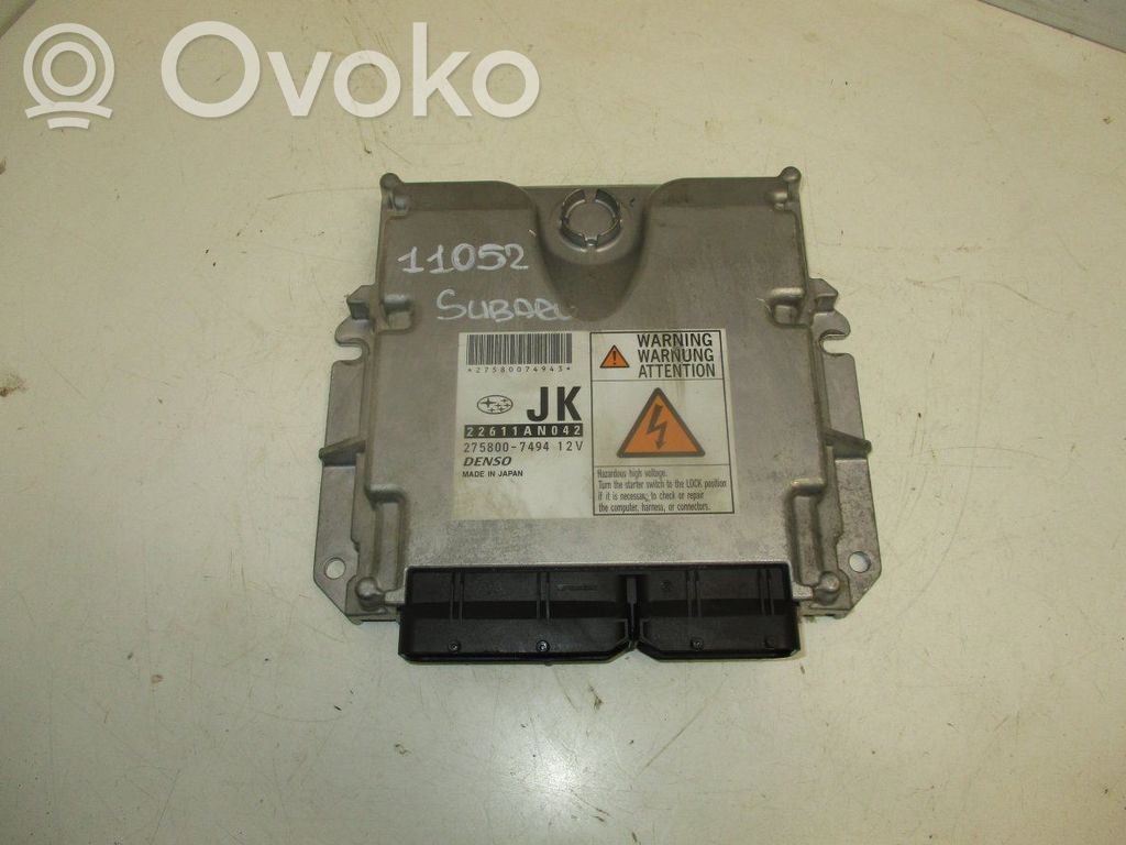 Engine control unit/module   2758007494,22611AN042