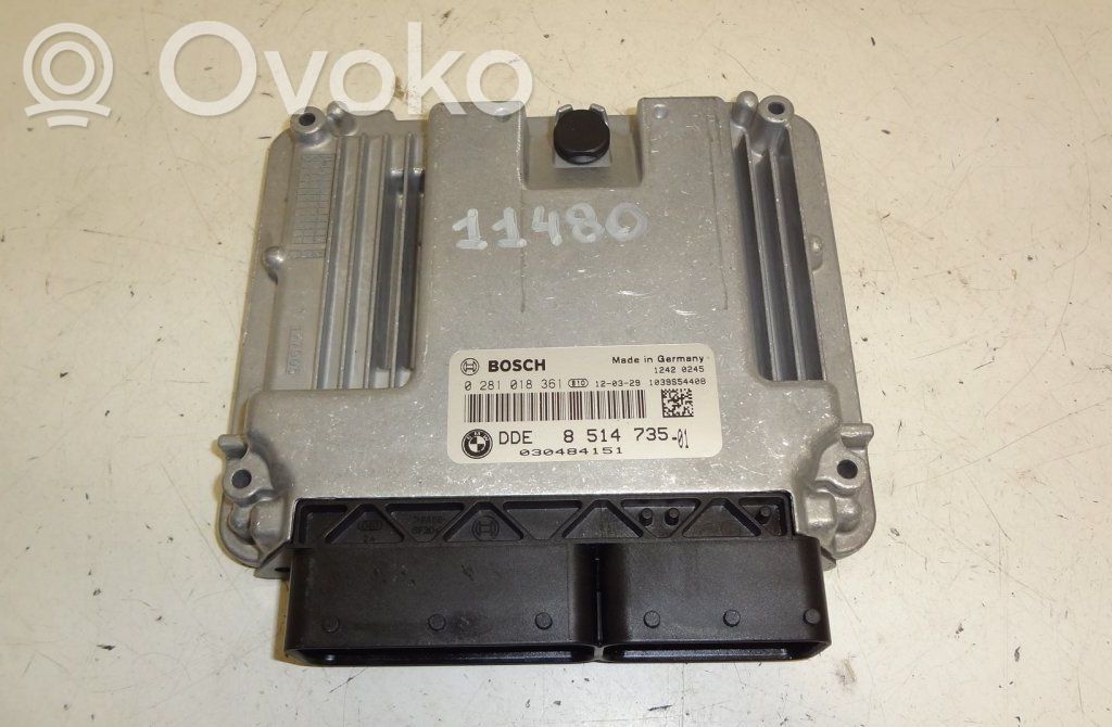 BMW 1 F20 F21 Unitate/modul de control motor 