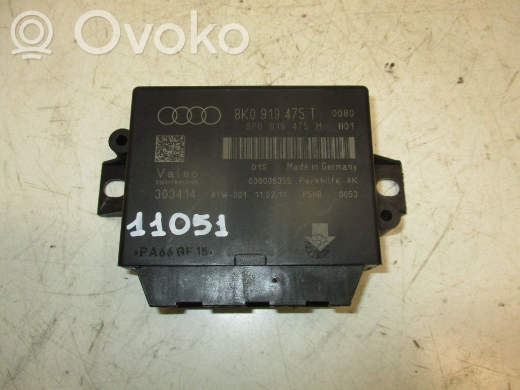 Parking PDC control unit/module   8K0919475T,8K0919475H,8K0919475B,8K0919475D,8K0919475F,8K0919475N,8K0919475Q,8K0919475S