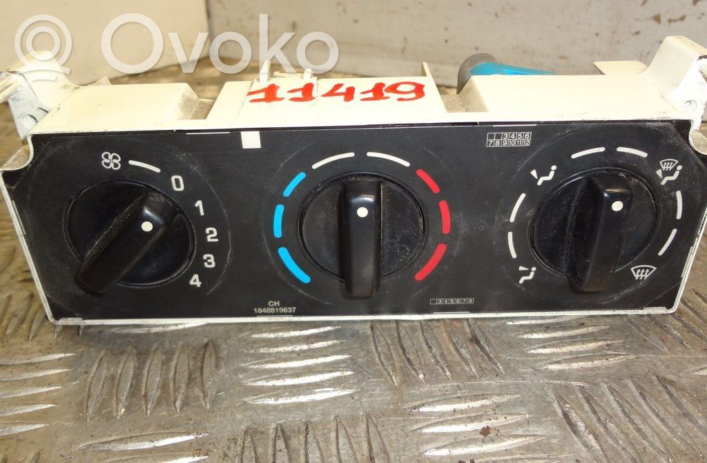 Citroen Berlingo Climate control unit 