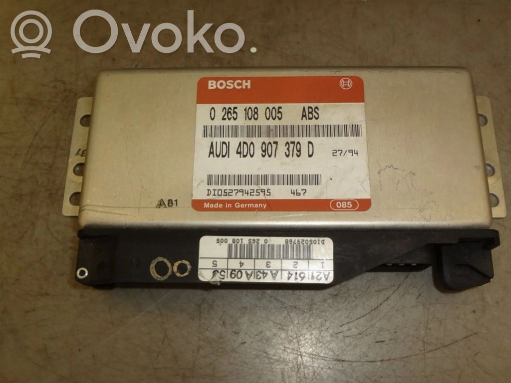 ABS control unit/module   0265108005,4D09073789D