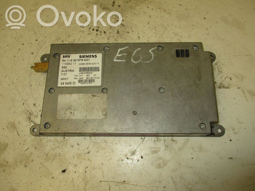 BMW 7 E65 E66 Tālruņa vadības bloks 