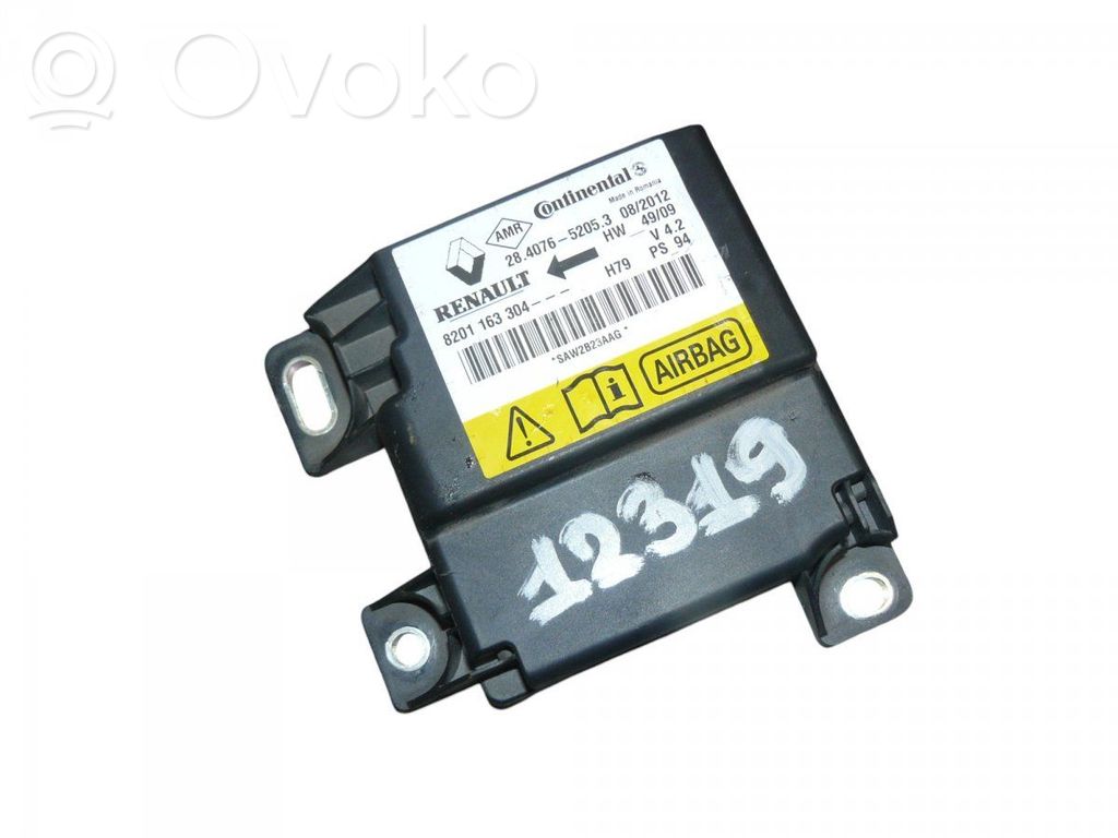 Airbag control unit/module   8201163304