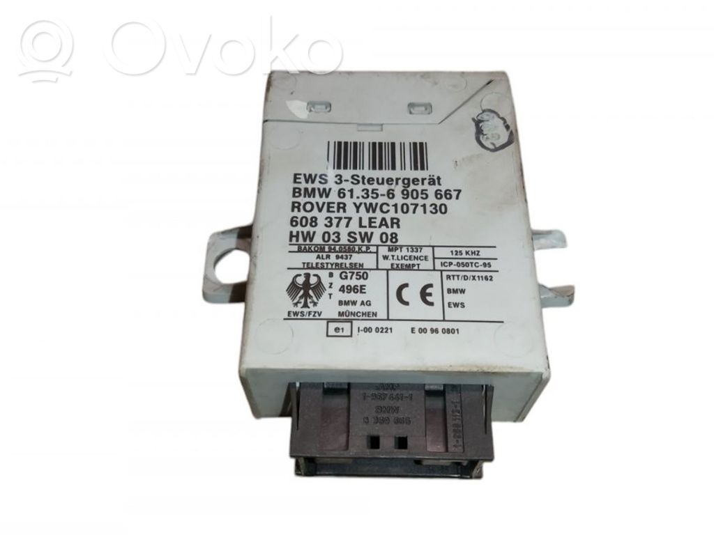 BMW X5 E53 Unitate/modul comandă imobilizator 