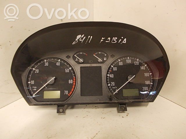 Skoda Fabia Mk1 (6Y) Vitezometru (grup de instrumente) 