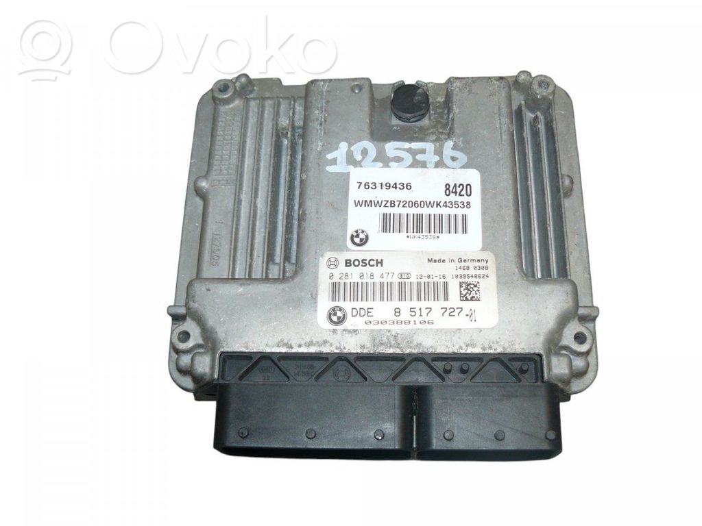 Mini Cooper Countryman R60 Engine control unit/module 