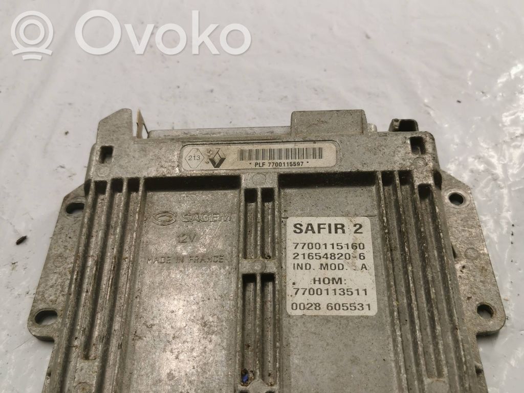 Engine control unit/module   7700115160,7700113511,216548206