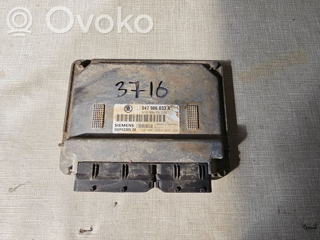 Engine control unit/module   047906033A,5WP4330906