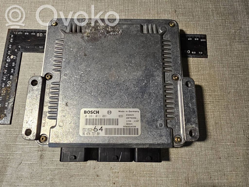 Peugeot 307 Engine control unit/module 